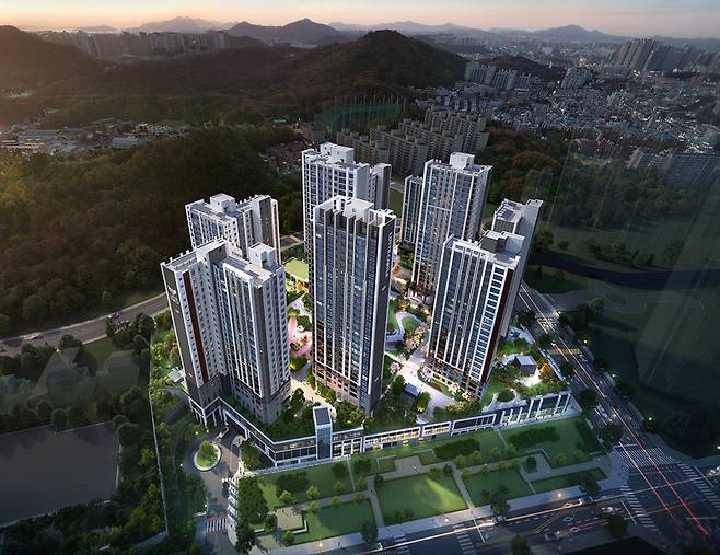 풍무역 롯데캐슬 시그니처 조감도. 롯데건설 제공