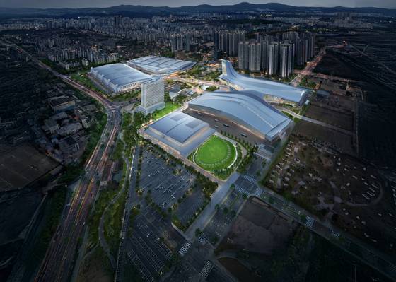 킨텍스 제3전시장 전체 조감도. 그래픽 고양시