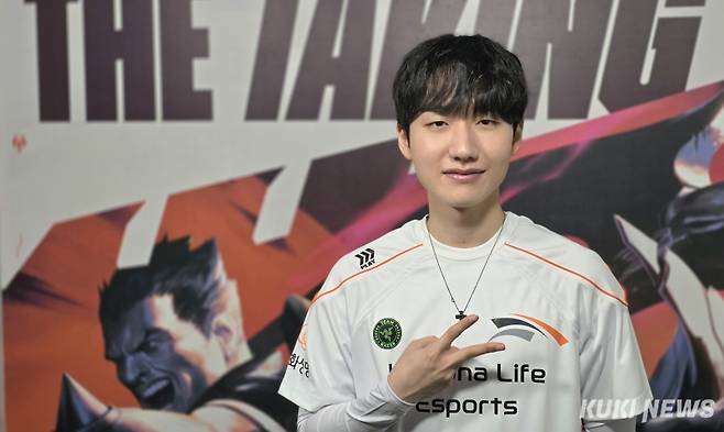 ‘피넛’ 한왕호가 12일 서울 종로구 롤파크 LCK 아레나에서 쿠키뉴스와 만나 인터뷰하고 있다. 김영건 기자