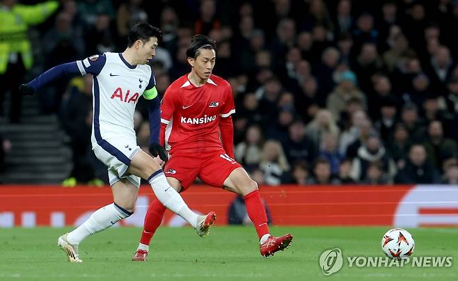 손흥민의 경기 모습 [EPA=연합뉴스]