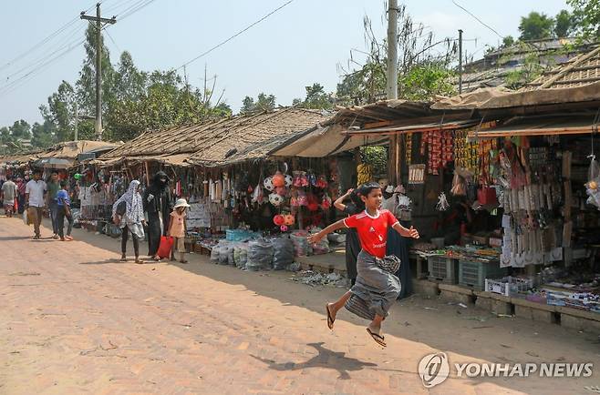 방글라데시 콕스바자르 로힝야족 난민촌 [EPA 연합뉴스 자료사진. 재판매 및 DB 금지]