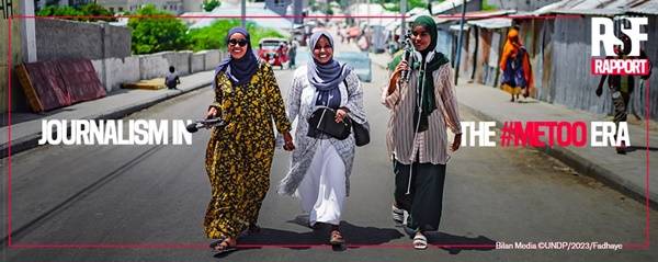 ▲ RSF는 지난해 10월22일 홈페이지에 보고서 '#미투 시대의 저널리즘(Journalism in the #MeToo era)'을 게시했다. 사진=RSF 홈페이지 갈무리.