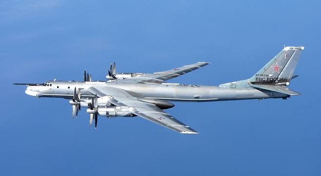 러시아 공군 TU-95 전략폭격기. 세계일보 자료사진