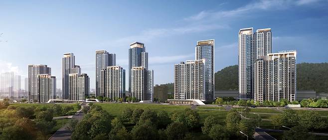 서울 상계5구역 재개발정비사업 투시도