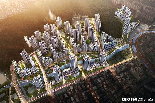 신림1재정비촉진구역 조감도. 관악구 제공