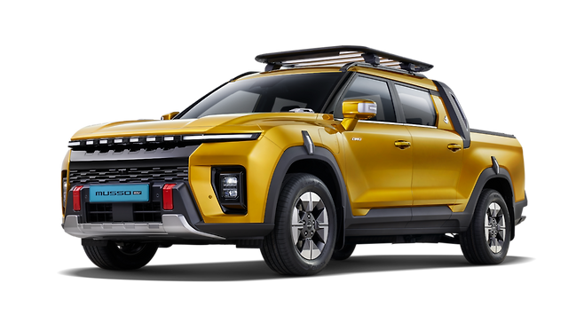 전기 픽업트럭 무쏘 EV. KGM 제공