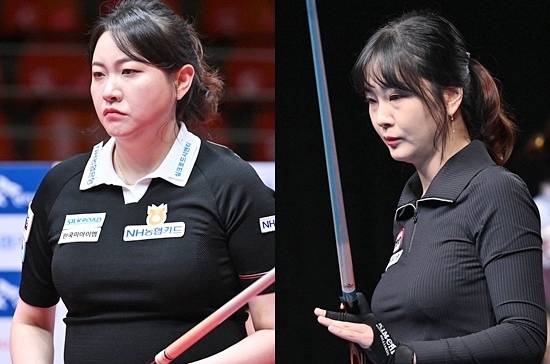 LPBA 4강전에서 만날 김민아(왼쪽)와 김상아. (사진=PBA)