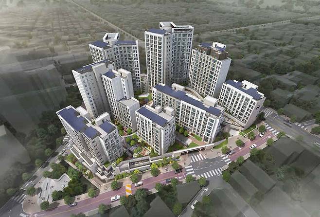 서울 강남구 디에이치 대치 에델루이 조감도 [사진출처=현대건설]