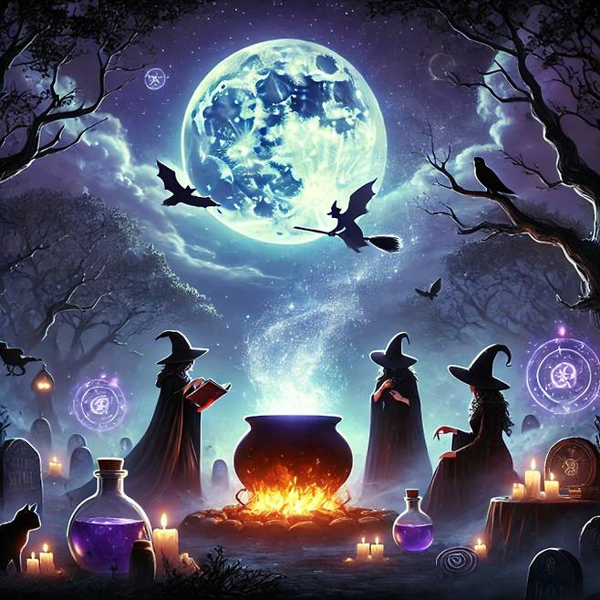 네 마녀의 날에는 마녀가 심술을 부리듯 시장이 출렁일 때가 많다. /사진=챗 GPT 이미지