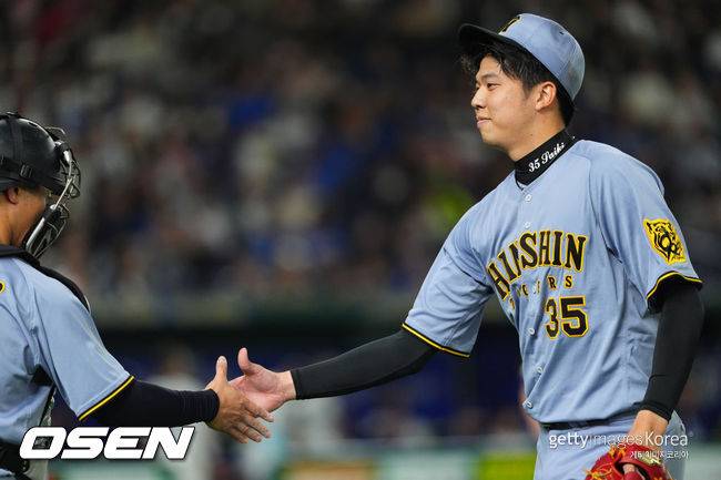 [사진] 한신 사이키 히로토. ⓒGettyimages(무단전재 및 재배포 금지)