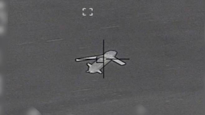 KF-21 전투기에 탑재될 국산 장거리 공대지미사일이 비행을 하고&nbsp;있다. 세계일보 자료사진