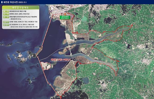 새만금 조감도 [새만금개발공사 제공. 재판매 및 DB 금지]