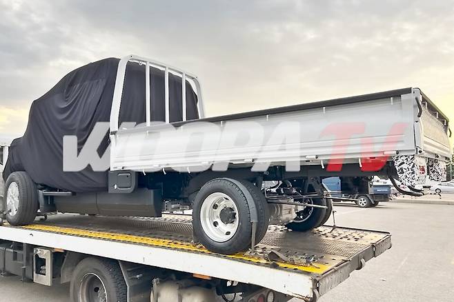 현대차 '포터 2 풀체인지' 테스트카 (출처 : 우파TV)