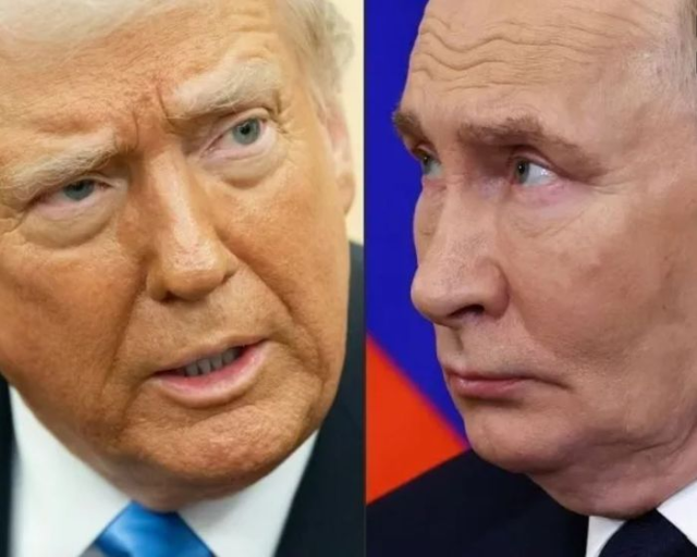 도널드 트럼프(왼쪽) 미국 대통령과 블라디미르 푸틴 러시아 대통령. AFP연합뉴스