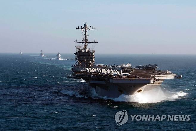 미 해군 항공모함 해리 S. 트루먼 [연합뉴스 자료사진. 미 해군 제공]
