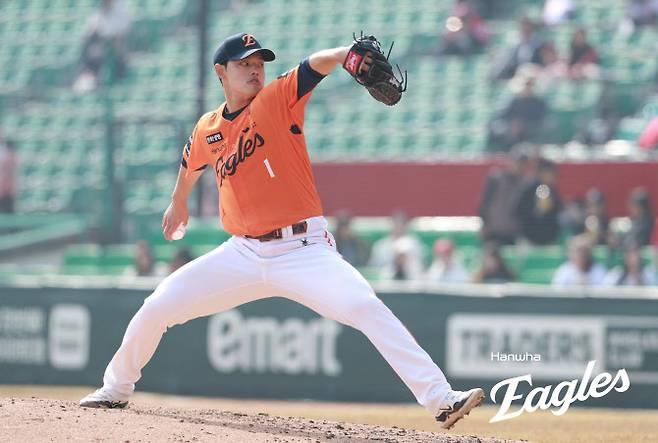 한화이글스 토종 선발투수 문동주. 사진=한화이글스