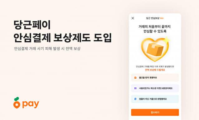 당근페이, 안심결제 보상제도 도입