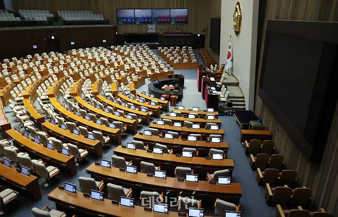국회 본회의장. ⓒ뉴시스