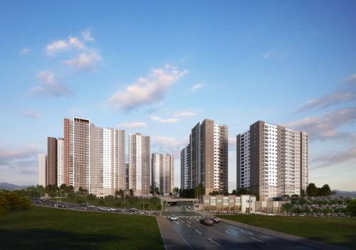 ‘춘천 센트럴파크 푸르지오’ 조감도. [대우건설]