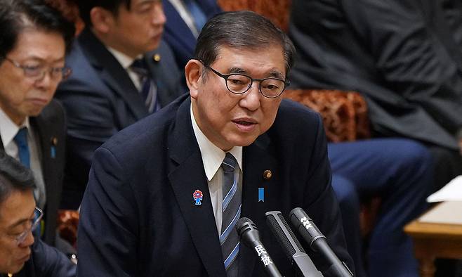 이시바 시게루 일본 총리. AFP연합뉴스