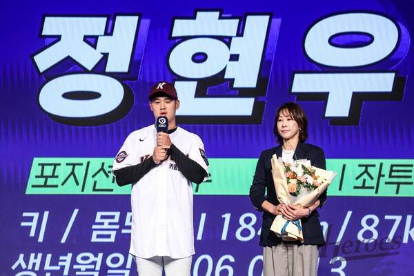 정현우(왼쪽). ⓒ키움 히어로즈