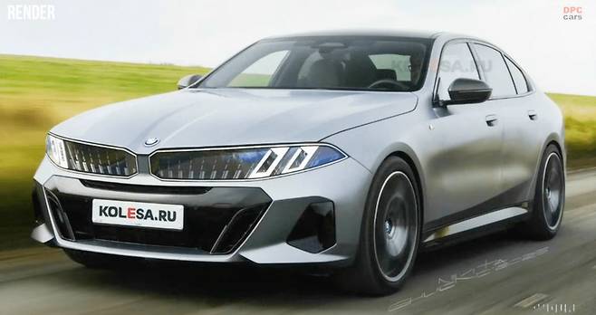 BMW '5시리즈 페이스리프트' 예상도 (출처 : KOLESA.RU)