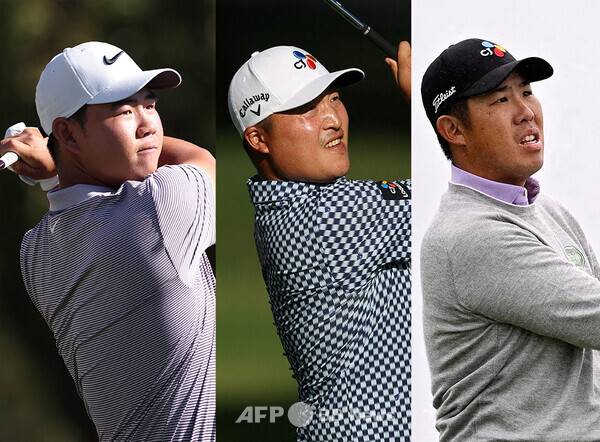 2025년 미국프로골프(PGA) 투어 발스파 챔피언십에 출전하는 김주형, 이경훈, 안병훈 프로. 사진제공=ⓒAFPBBNews = News1