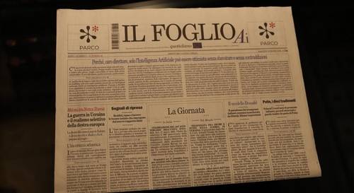 AI가 만든 신문 '일폴리오 AI'. 연합뉴스