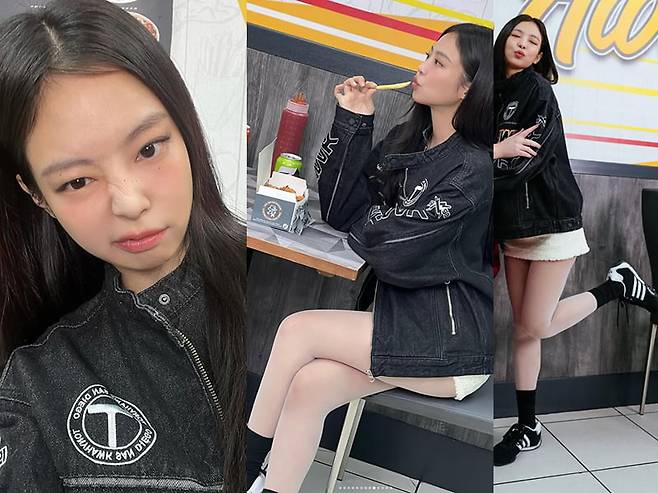 사진=제니 SNS