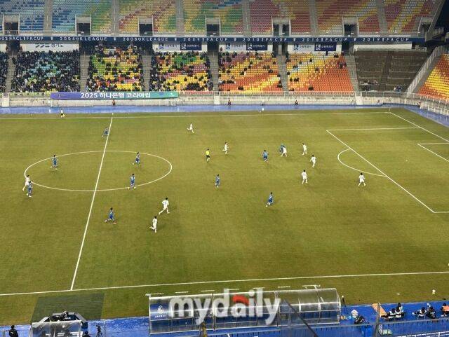 19일 수원 삼성과 서울 이랜드의 코리아컵 2라운드 경기가 열린 수원월드컵경기장./수원=노찬혁 기자