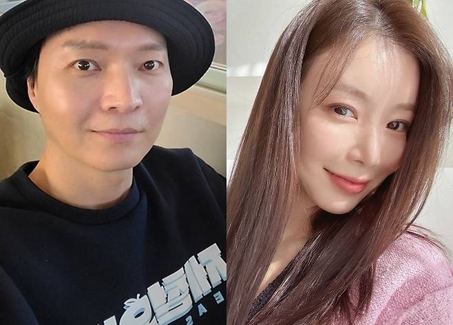 사진=신정환, 장혜리 소셜미디어