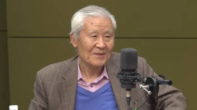 박재홍의 한판승부에 출연한 조갑제 조갑제TV 대표. 박재홍의 한판승부 영상 캡처