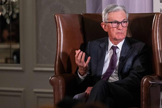 제롬 파월 미 연준 의장 [AFP 연합뉴스. 재판매 및 DB 금지]