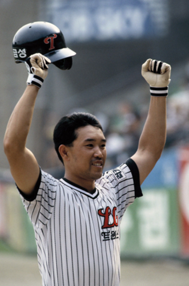 94년 주장으로서 LG의 우승에 힘을 보탰던 노찬엽. 사진=LG 제공