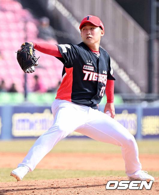 [OSEN=민경훈 기자] KIA 윤영철. 2025.03.14 / rumi@osen.co.kr