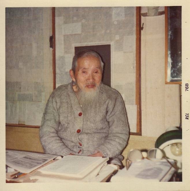 다석 류영모(1890~1981). 다석학회 누리집 갈무리