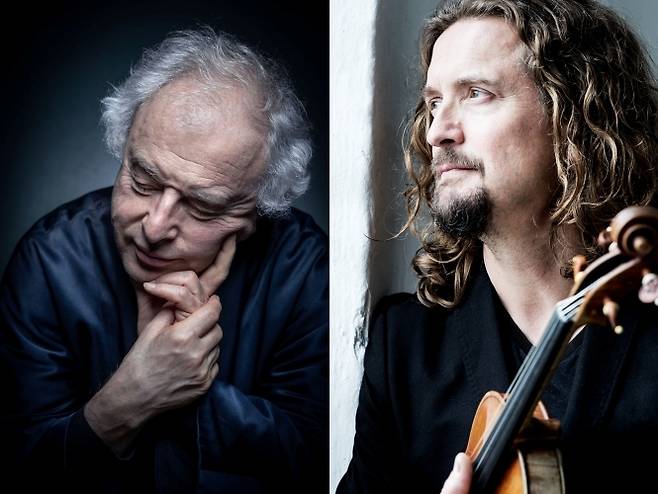 피아니스트 안드라스 시프와 바이올리니스트 크리스티안 테츨라프 [ⓒNadja Sjostrom. ⓒGiorgia_Bertazzi. 마스트미디어 제공. 재판매 및 DB금지]