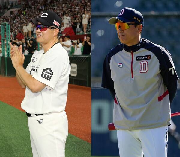 이숭용 감독, 이승엽 감독. ⓒSSG랜더스ⓒ두산베어스