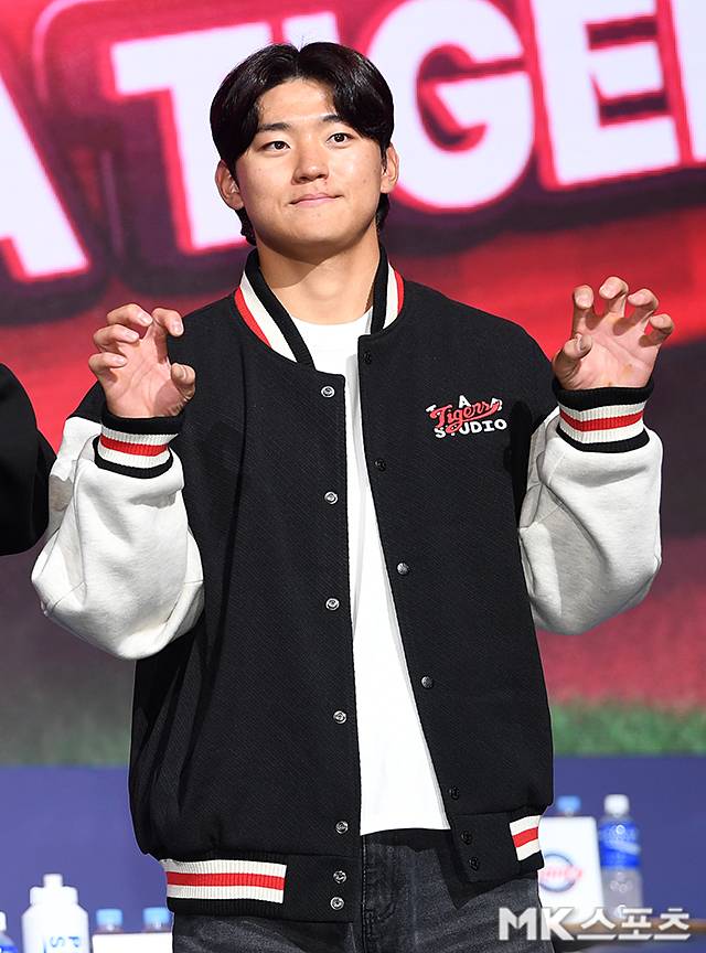 20일 미디어데이에 참석한 KIA 김도영. 사진(잠실 서울)=천정환 기자