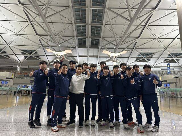 한국 레슬링 남자 그레코로만형 대표팀. /대한레슬링협회 제공