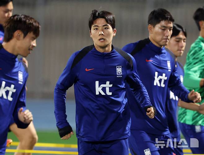 [쿠웨이트시티(쿠웨이트)=뉴시스] 이영환 기자 = 축구대표팀 측면 수비수 설영우. 2024.11.12. 20hwan@newsis.com