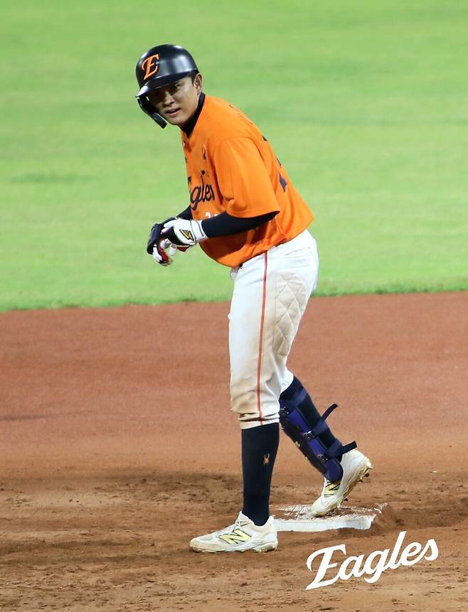 ▲ 공수주에서 여러 가지 좋은 재능들을 많이 가지고 있다는 평가를 받는 임종찬은 지난해 1군에서의 좌절을 딛고 일어설 수 있을지 큰 주목을 받는다 ⓒ한화이글스