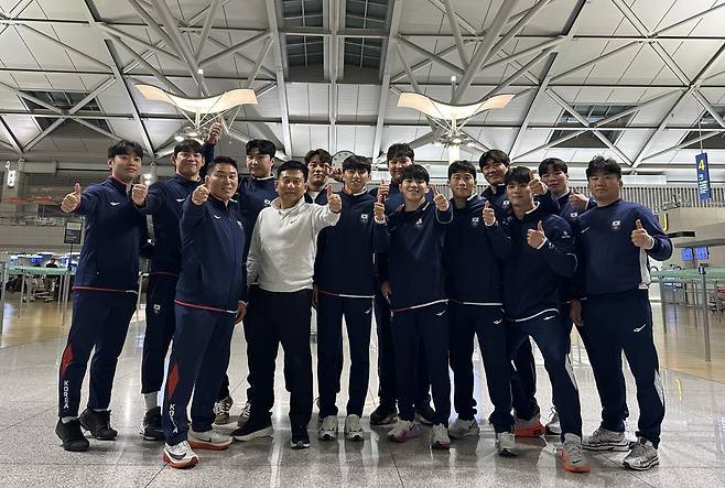 레슬링 남자 그레코로만형 대표팀 [대한레슬링협회 제공. 재배포 및 DB 금지]
