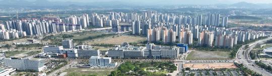 충남 내포신도시 아파트단지 전경. 대전일보DB