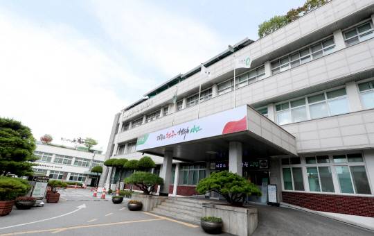 청주시청 임시청사. 청주시 제공