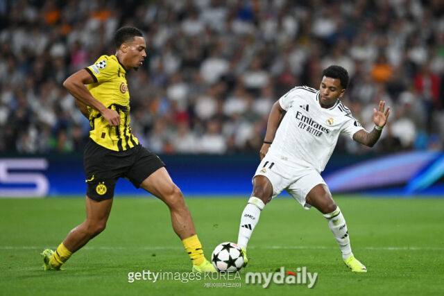 지난 시즌 챔피언스 리그 결승전에 출전했던 도르트문트 미드필더 은메차./게티이미지코리아