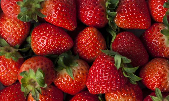 딸기를 하루에 8개 정도를 먹으면 비타민 C 하루 권장량의 100% 섭취가 가능하다. 이미지투데이 캡처
