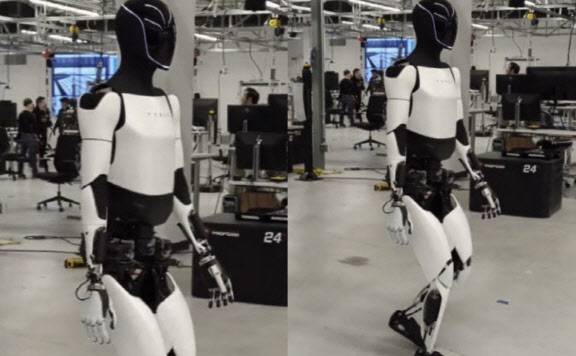 테슬라 ‘옵티머스’.(사진=일론 머스크 테슬라 CEO의 X)