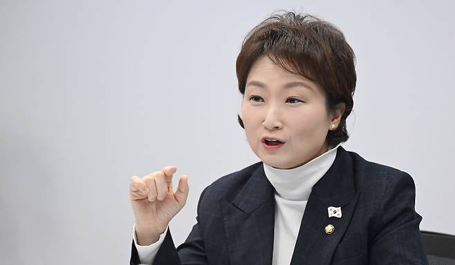 이언주 더불어민주당 최고위원. 이상섭 기자