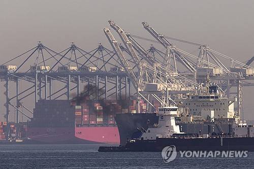 미국 롱비치 항만 [AP 연합뉴스 자료사진. 재판매 및 DB 금지]